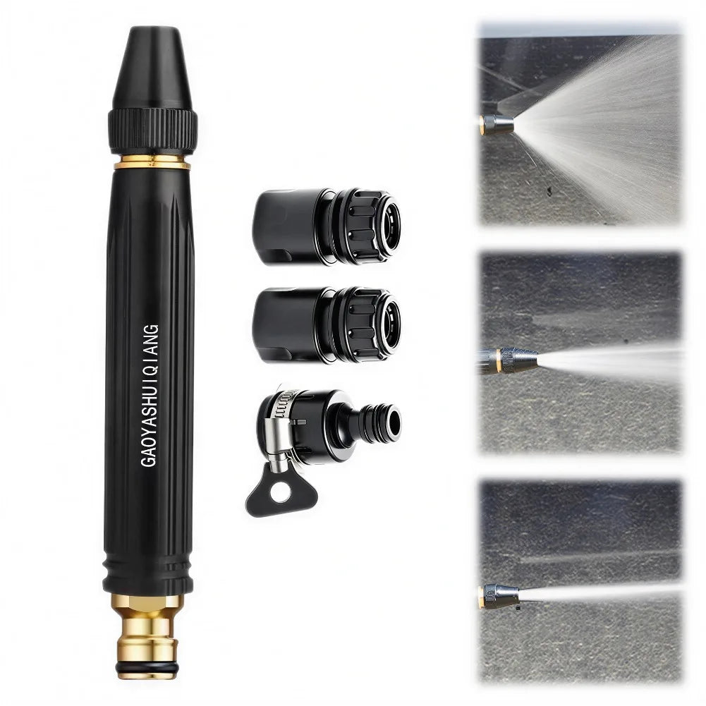 A Color Adjustable High-Pressure Garden Water Spray Nozzle