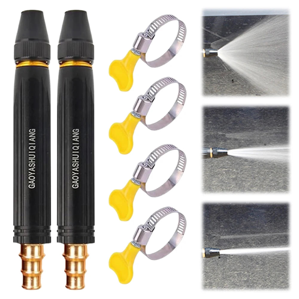 D Color Adjustable High-Pressure Garden Water Spray Nozzle