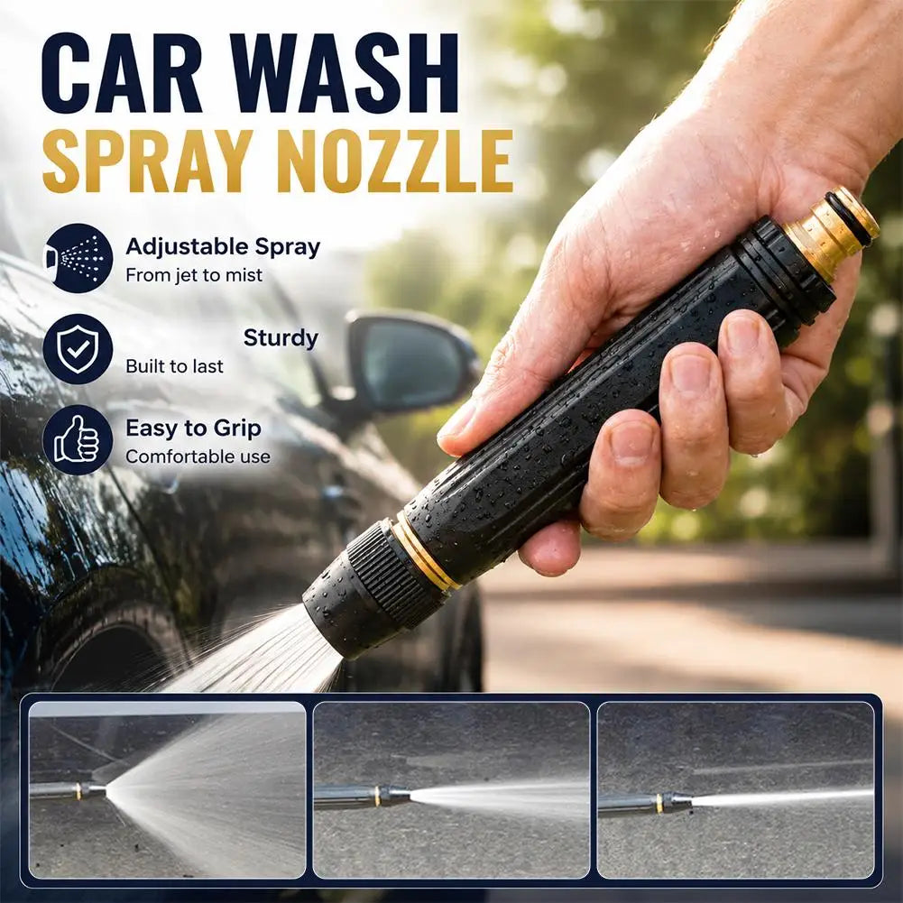 Adjustable High-Pressure Garden Water Spray Nozzle